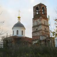 Скорбященская церковь в Пересветово