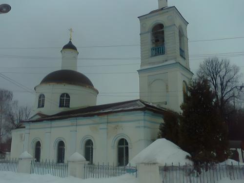 Тихвинская церковь в Среднем